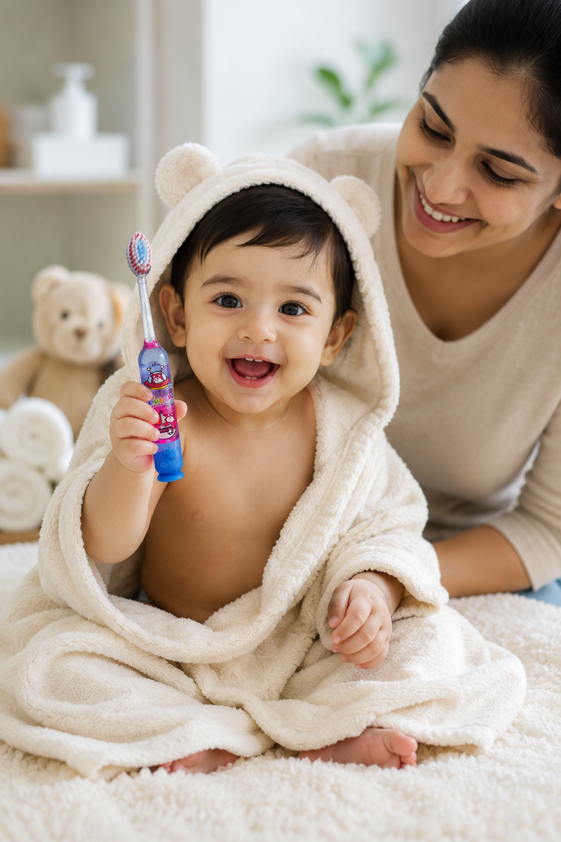 Light Glow Design Soft Tooth Brush for 2 to 6 Years - Design 20