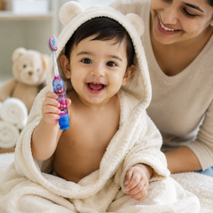 Light Glow Design Soft Tooth Brush for 2 to 6 Years - Design 20