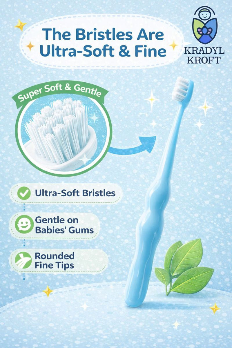 Long Sleek Soft Tooth Brush for 2 to 6 Years - Pink