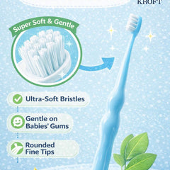 Long Sleek Soft Tooth Brush for 2 to 6 Years - Pink