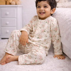 Cute Garden| Premium Crinkled Double Layered Soft Unisex Muslin Set for New Born to 6 Years