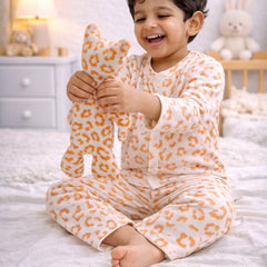 Pugmark| Premium Crinkled Double Layered Soft Unisex Muslin Set for New Born to 6 Years