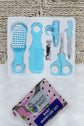 Kradyl Kroft Baby 6 Pcs Manicure Grooming Set with Brush, Comb, Nail Clipper, Nail File , Baby Scissor, Smoother (Pink)