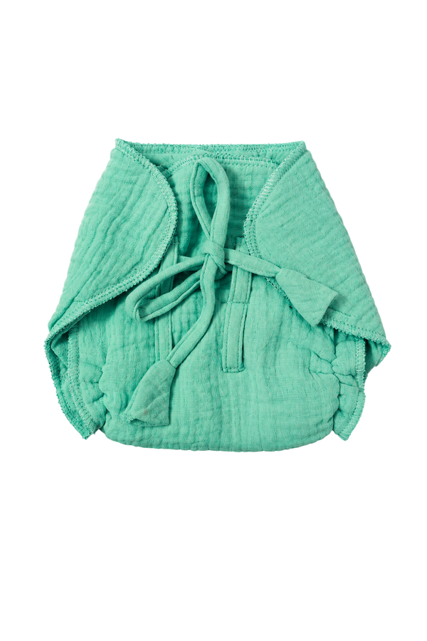 Mint Green Langot - 5 Layer Padded Muslin Baby Langots |Reusable| for Diaper Free Time