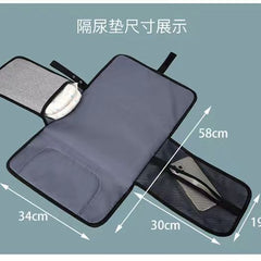 Grey Premium Diaper Bag