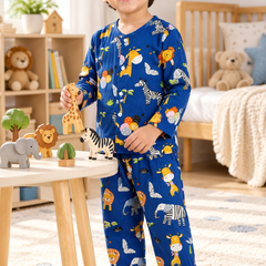 Deep Jungle - 40s Count Premium 100% Cotton Poplin | Soft Unisex Set for Kids