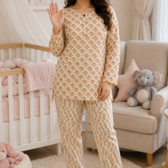Orange Motif - Mom's Coord Set