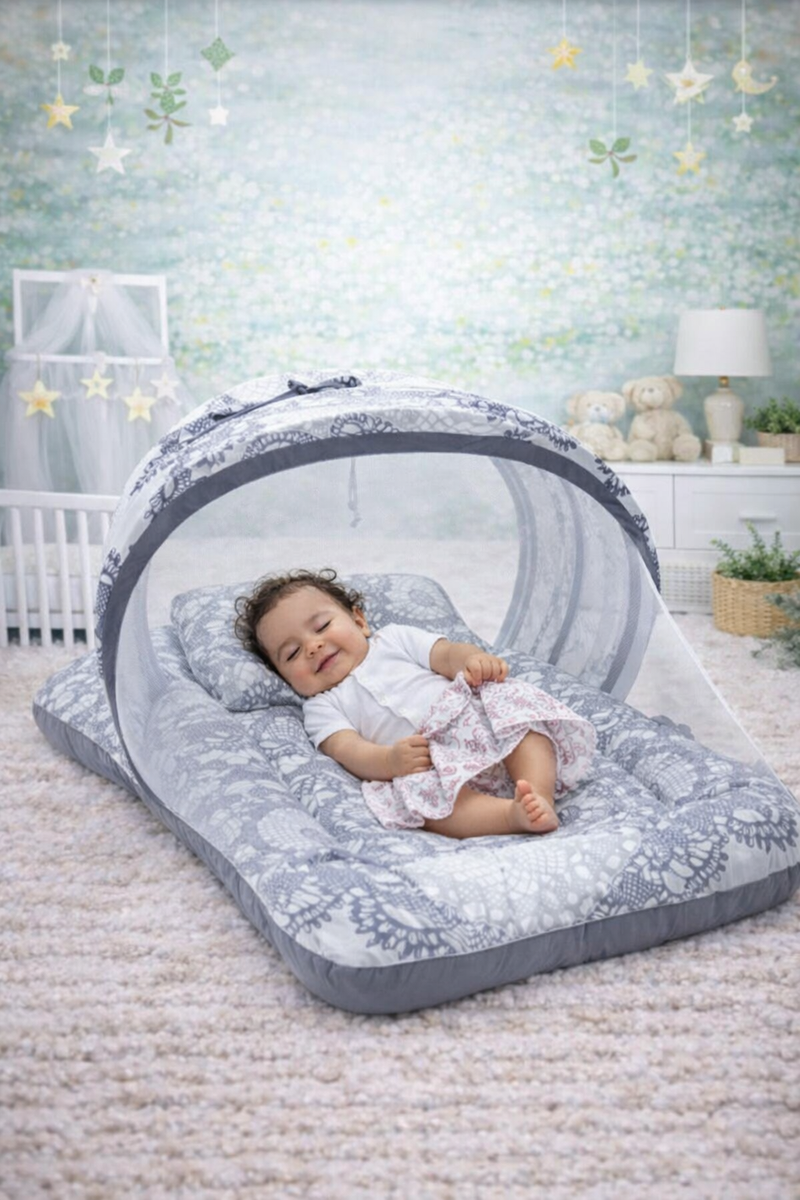 Kaleidoscope -  Kradyl Kroft Bassinet Style Mosquito Net Bedding for Infants