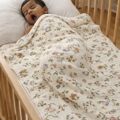Premium Muslin Quilts for 0 to 2 Yrs | Floral