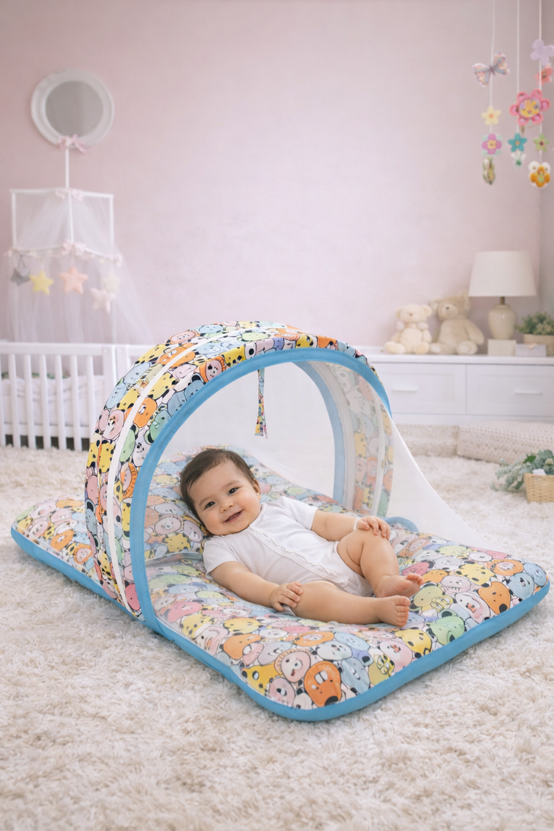 Happy Zoo - Kradyl Kroft Bassinet Style Mosquito Net Bedding for Infants