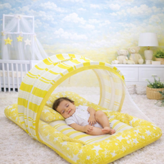 Yellow Magix -  Kradyl Kroft Bassinet Style Mosquito Net Bedding for Infants