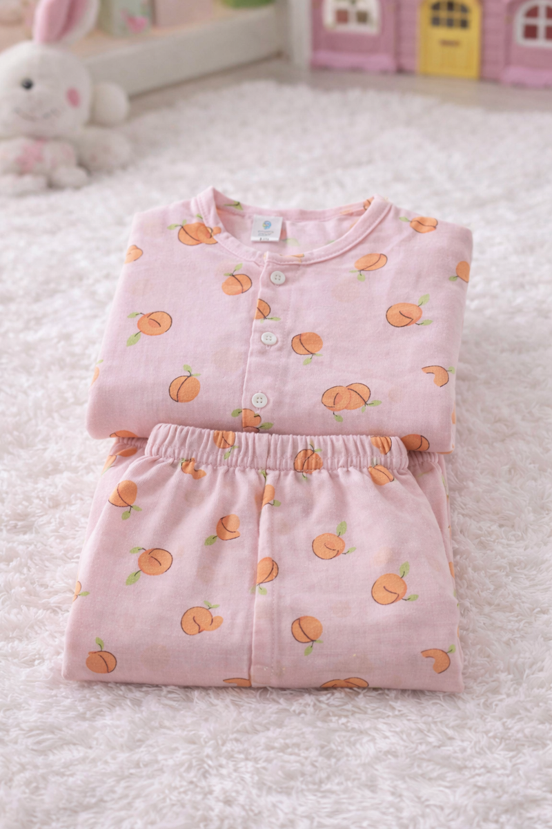 Pink Cherry | Checkered Muslin | Soft Unisex Muslin Set for New Born to 6 Years