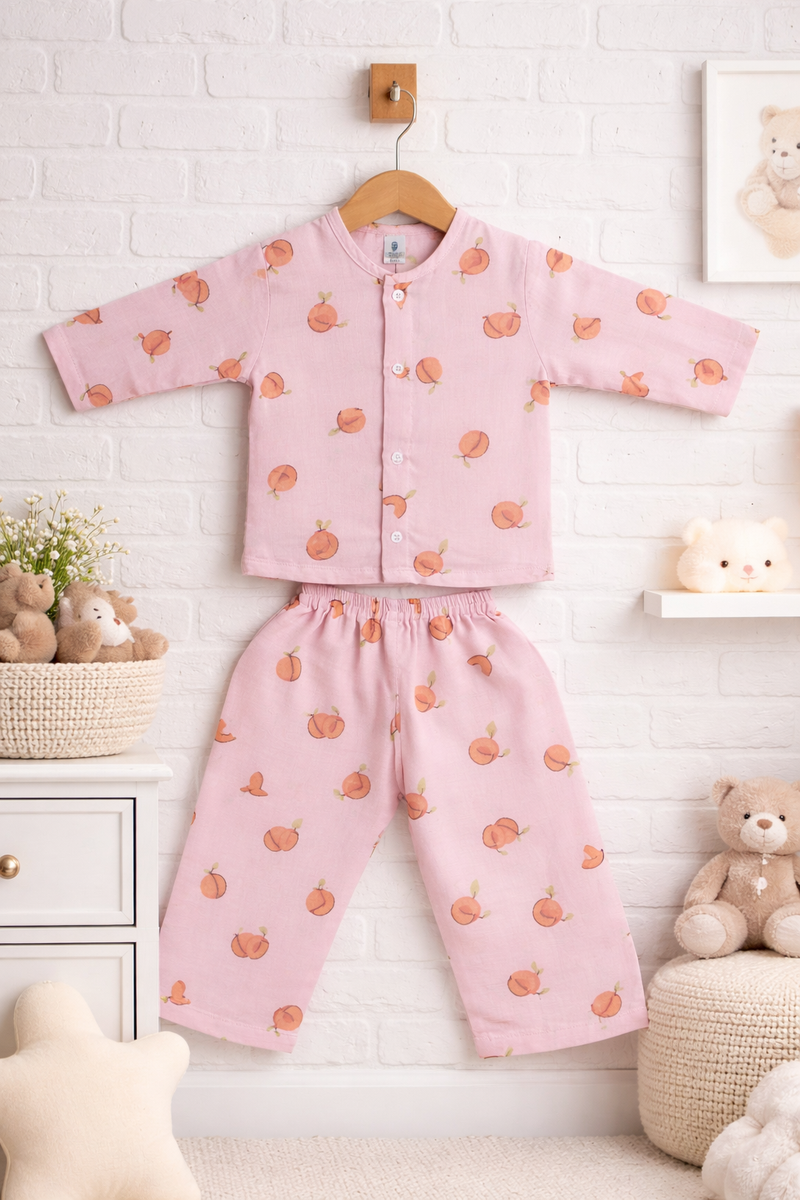 Pink Cherry | Checkered Muslin | Soft Unisex Muslin Set for New Born to 6 Years