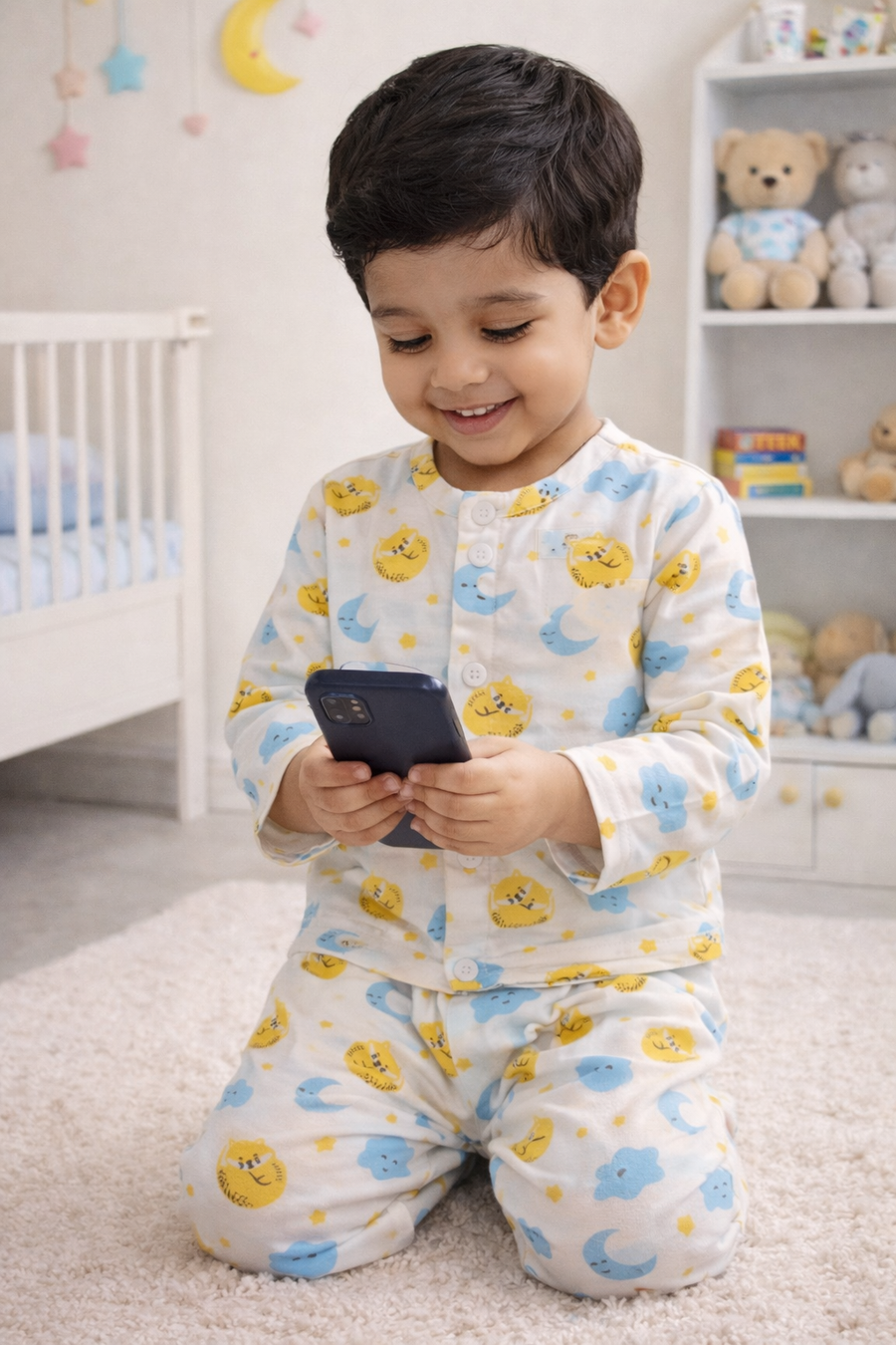 Sun N Moon | Checkered Muslin | Soft Unisex Muslin Set for New Born to 6 Years