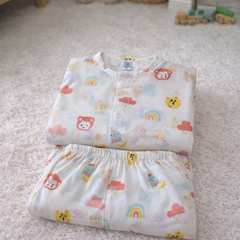 Turtle | Checkered Muslin | Soft Unisex Muslin Set for New Born to 6 Years