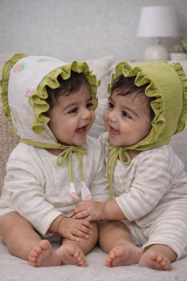 Kradyl Kroft Baby Caps Set of 2 Delta