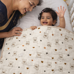 Premium Muslin Quilts for 0 to 2 Yrs | Hearts