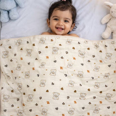 Premium Muslin Quilts for 0 to 2 Yrs | Hearts