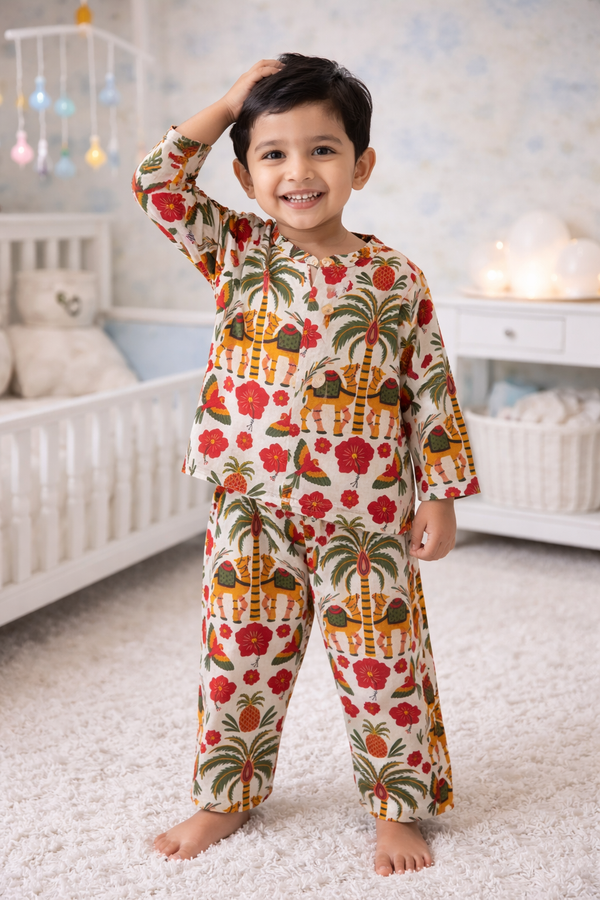 Secret Garden - 100% Cotton Lightweight Cambric Soft Unisex Muslin Set for New Born to 6 Years
