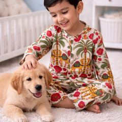 Secret Garden - 100% Cotton Lightweight Cambric Soft Unisex Muslin Set for New Born to 6 Years