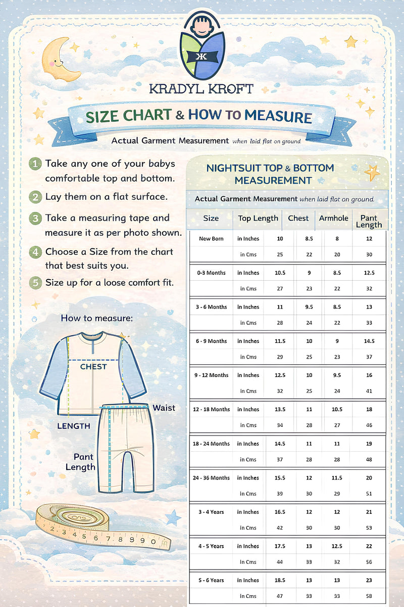 Green Lion - 100% Cotton Lightweight Cambric Soft Unisex Muslin Set for New Born to 6 Years