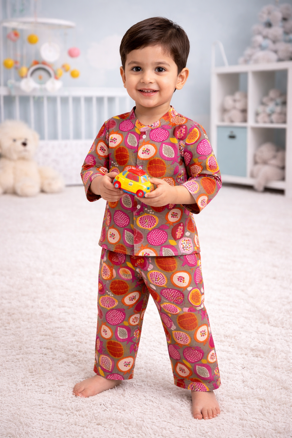 Pomogrand - 100% Cotton Lightweight Cambric Soft Unisex Muslin Set for New Born to 6 Years