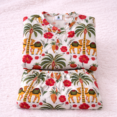 Secret Garden - 100% Cotton Lightweight Cambric Soft Unisex Muslin Set for New Born to 6 Years