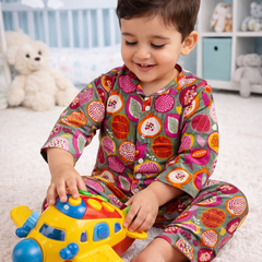 Pomogrand - 100% Cotton Lightweight Cambric Soft Unisex Muslin Set for New Born to 6 Years