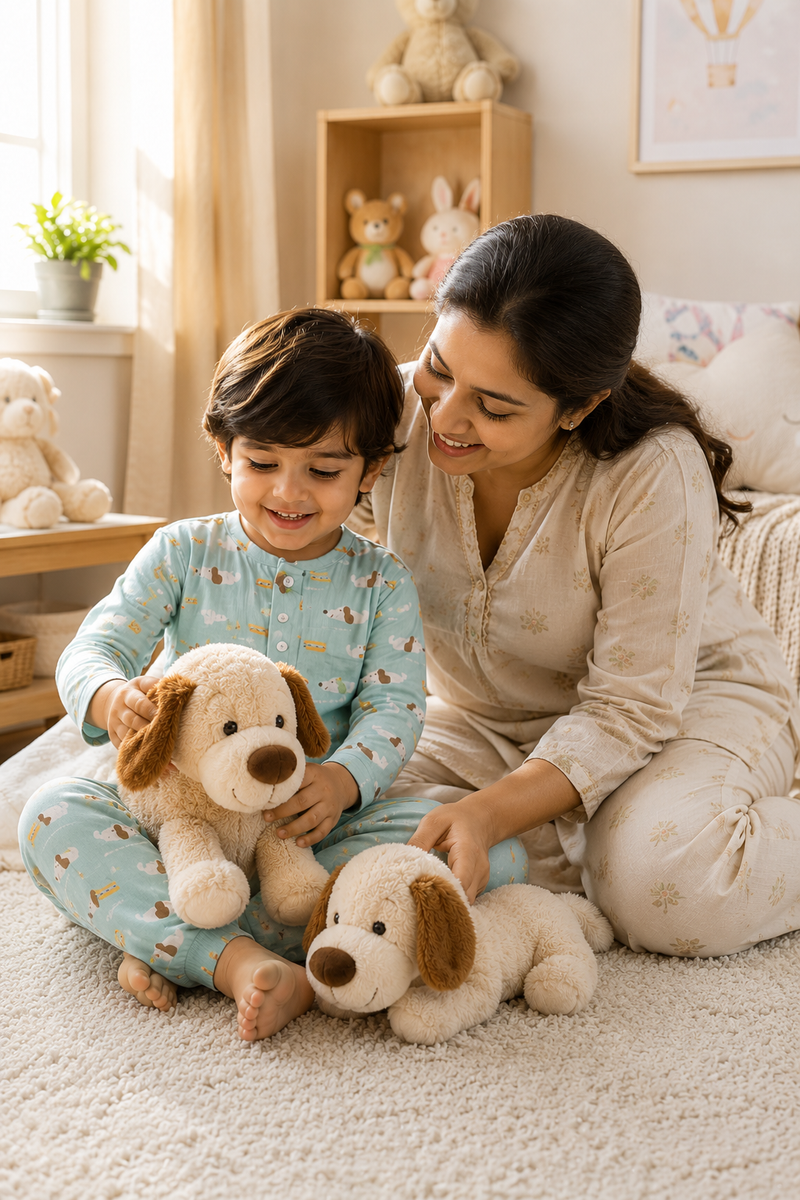 Just Hungry Me| Premium Crinkled Double Layered Soft Unisex Muslin Set for New Born to 6 Years