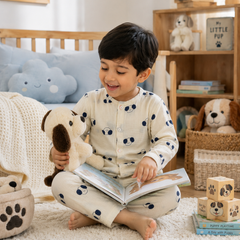 Just Puppito| Premium Crinkled Double Layered Soft Unisex Muslin Set for New Born to 6 Years