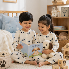 Just Puppito| Premium Crinkled Double Layered Soft Unisex Muslin Set for New Born to 6 Years