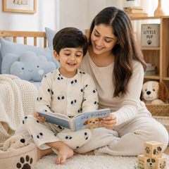 Just Puppito| Premium Crinkled Double Layered Soft Unisex Muslin Set for New Born to 6 Years