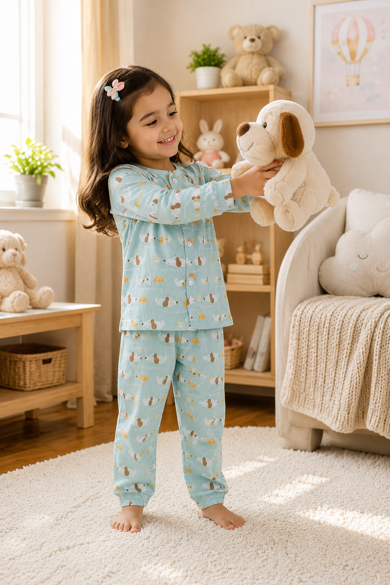 Just Hungry Me| Premium Crinkled Double Layered Soft Unisex Muslin Set for New Born to 6 Years