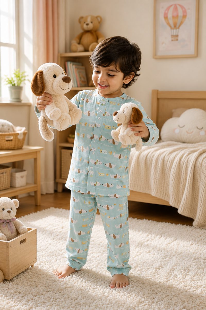 Just Hungry Me| Premium Crinkled Double Layered Soft Unisex Muslin Set for New Born to 6 Years