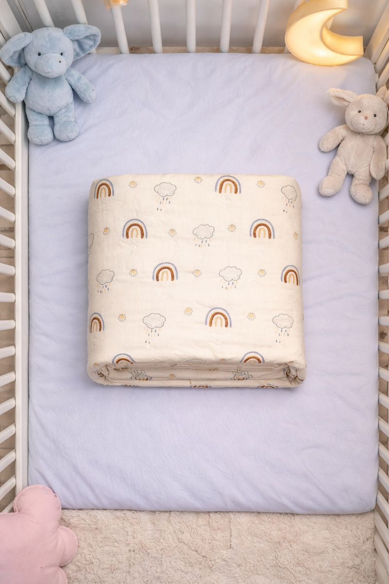 Premium Muslin Quilts for 0 to 2 Yrs | Rainbow