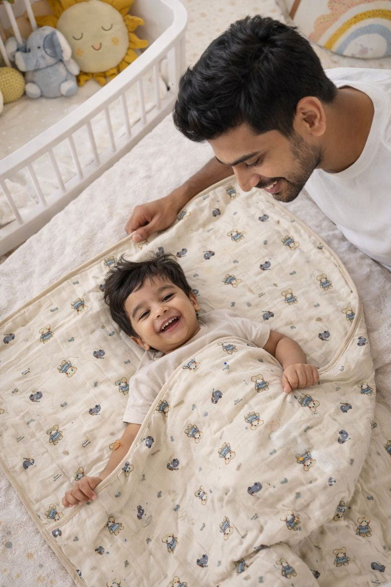 Premium Muslin Quilts for 0 to 2 Yrs | Wheels