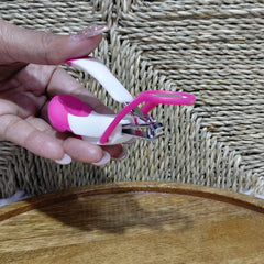 Kradyl Kroft Baby Nail Clipper with Magnifier Zoom Lens, Safety Nails Cutter for New Born Babies Infant Toddler, Manicure Pedicure Care | Baby Nail Cutter | Nails Clipper for New Born Baby