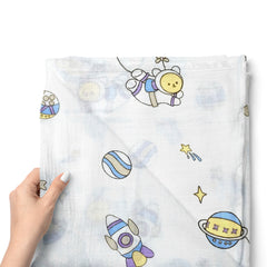 Muslin Swaddle for Infants 100 X 120 Cms - Astro