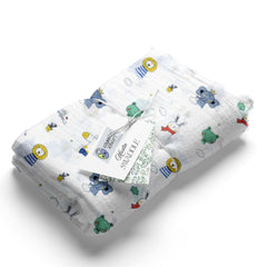 Muslin Swaddle for Infants 100 X 120 Cms - Little Lion