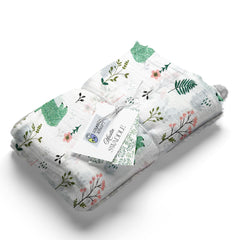 Muslin Swaddle for Infants 100 X 120 Cms - Polar Green