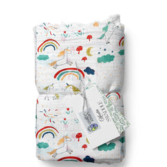 Muslin Swaddle for Infants 100 X 120 Cms - Rainbow