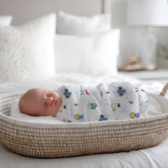 Muslin Swaddle for Infants 100 X 120 Cms - Little Lion