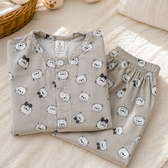 Tuxi Bear - 60s Count Premium 100% Cotton Poplin | Soft Unisex Set for Kids