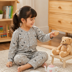 Tuxi Bear - 60s Count Premium 100% Cotton Poplin | Soft Unisex Set for Kids