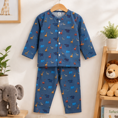 Blue Jungle - 60s Count Premium 100% Cotton Poplin | Soft Unisex Set for Kids