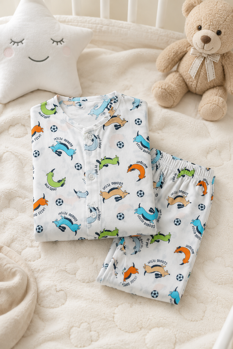 Go Fetch - 60s Count Premium 100% Cotton Poplin | Soft Unisex Set for Kids