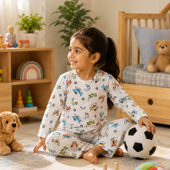 Go Fetch - 60s Count Premium 100% Cotton Poplin | Soft Unisex Set for Kids