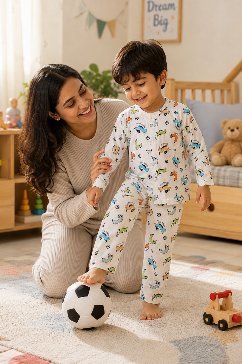 Go Fetch - 60s Count Premium 100% Cotton Poplin | Soft Unisex Set for Kids