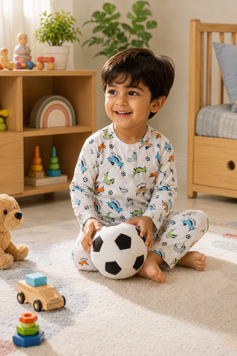Go Fetch - 60s Count Premium 100% Cotton Poplin | Soft Unisex Set for Kids