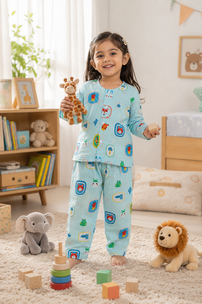Picture This - 60s Count Premium 100% Cotton Poplin | Soft Unisex Set for Kids